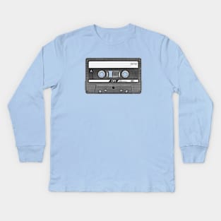 Cassette Tape Kids Long Sleeve T-Shirt